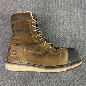 Timberland PRO Men's Alloy Toe Gridworks Waterproof 8" Work Boots Size 11W